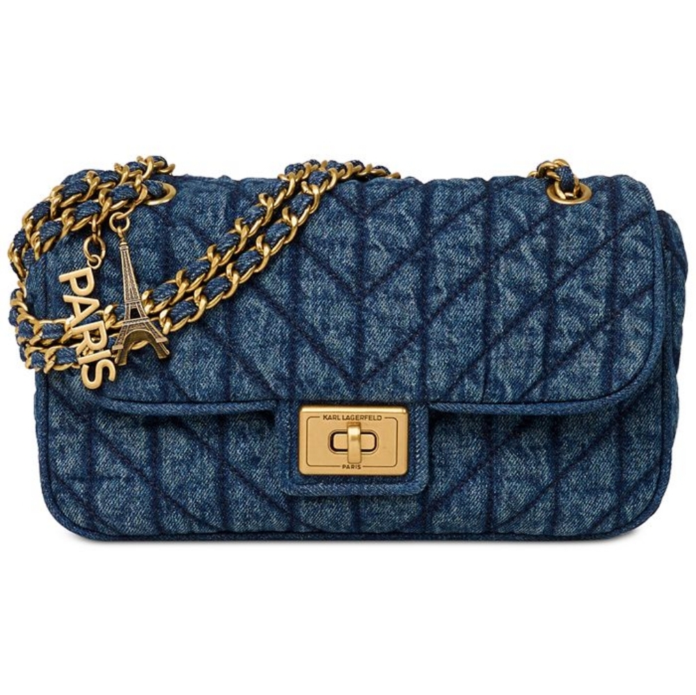 Karl Lagerfeld Denim Medium Shoulder Bag